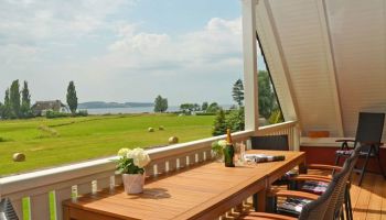 Blick vom Balkon