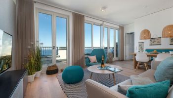 Wohnbereich mit Meerblick